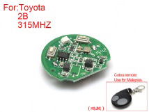 Remote Key Board 2 Buttons 315 MHZ ( duck leg) for Toyota